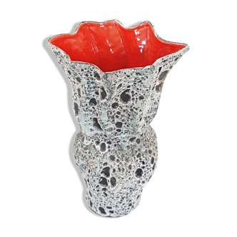 Vase façon roche 1960