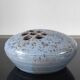 Vintage stoneware glazed pebble vase