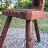 Chaise tripode esprit chalet