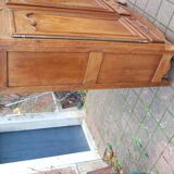 Louis XV style low walnut cabinet from the 19th century