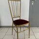 Vintage Chiavari Velvet Chair Circa 1960 Italy