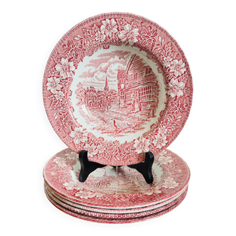 Set of 5 soup plates - Royal Tudor - Staffordshire England