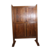 Paravent en teck birman ancien
