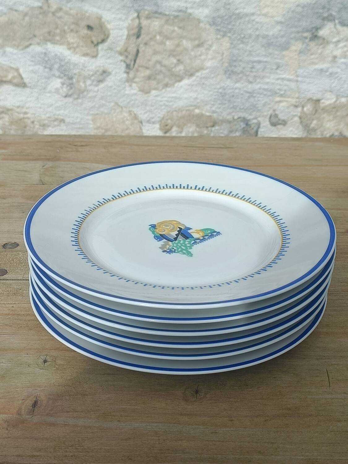 Dessert plates, Limoges, Jean Boyer