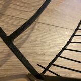 Etagère d'angle en fer forgé vintage
