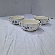 Set of 3 soup bowls villeroy and boch old luxembourg