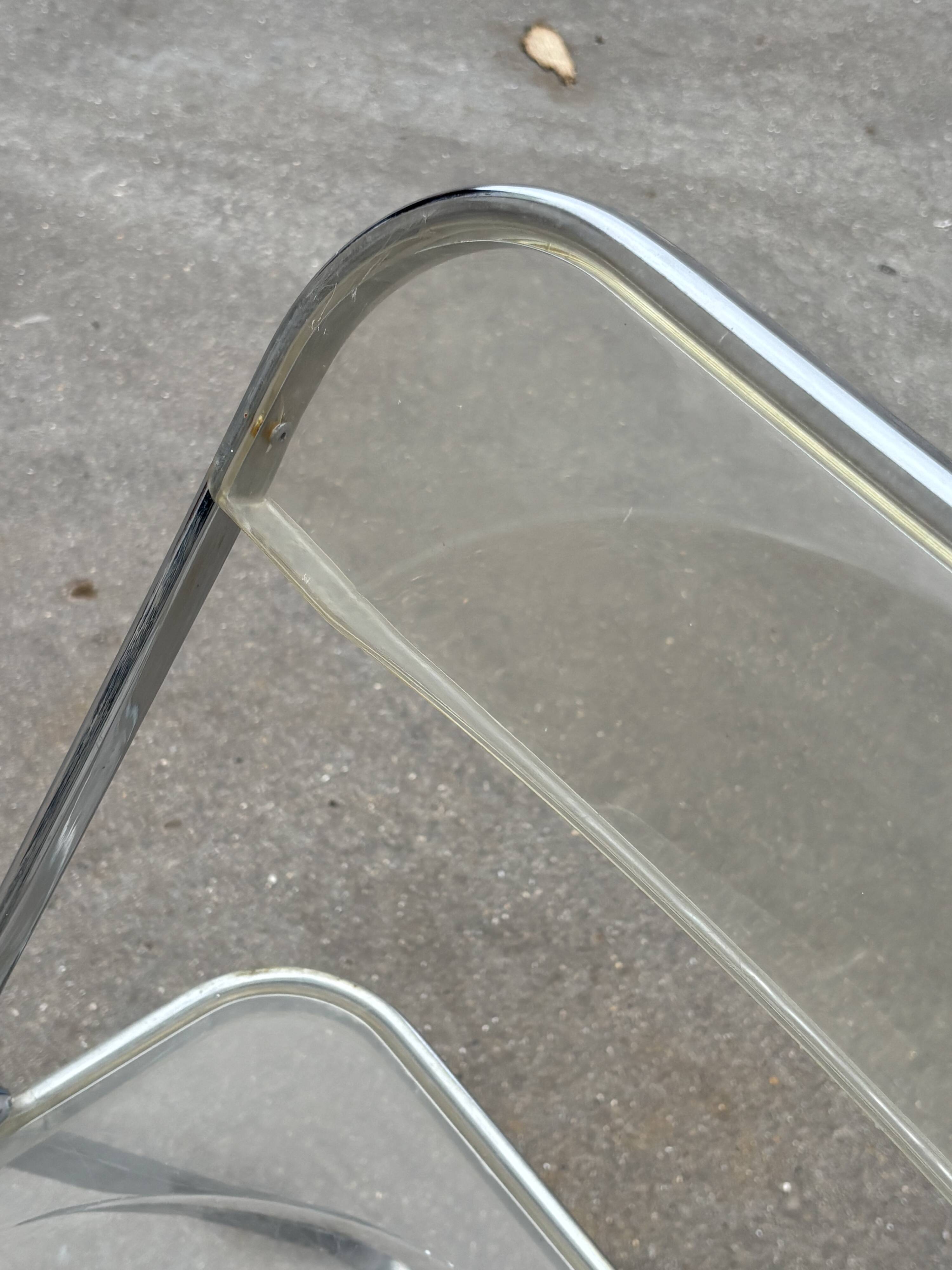 Chaise Plia vintage de Giancarlo Piretti pour Castelli Design