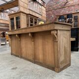 Early 20th century counter in solid oak