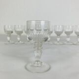 9 Baccarat liqueur glasses, Renaissance model