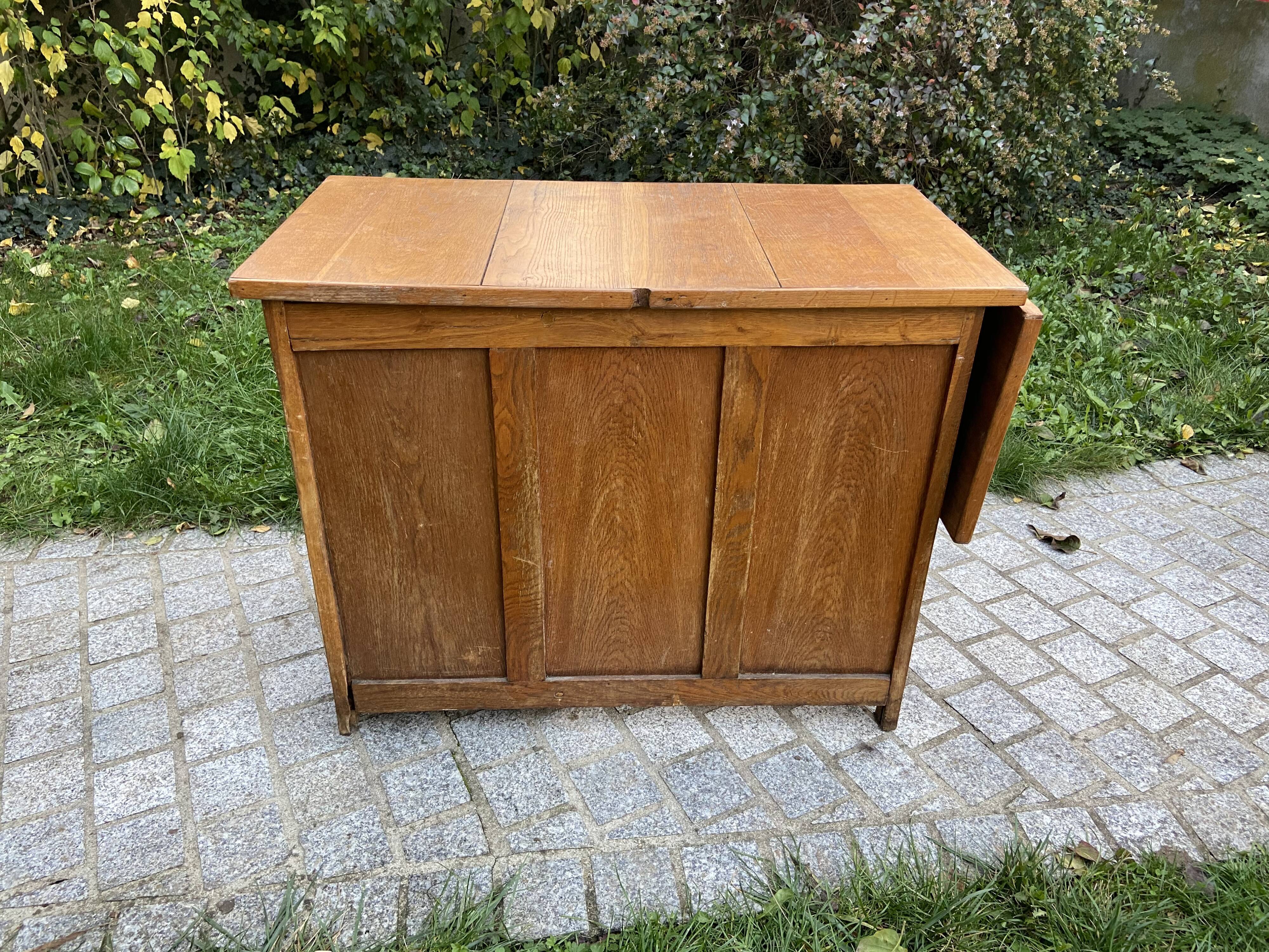 Oak 40/50s children's desk