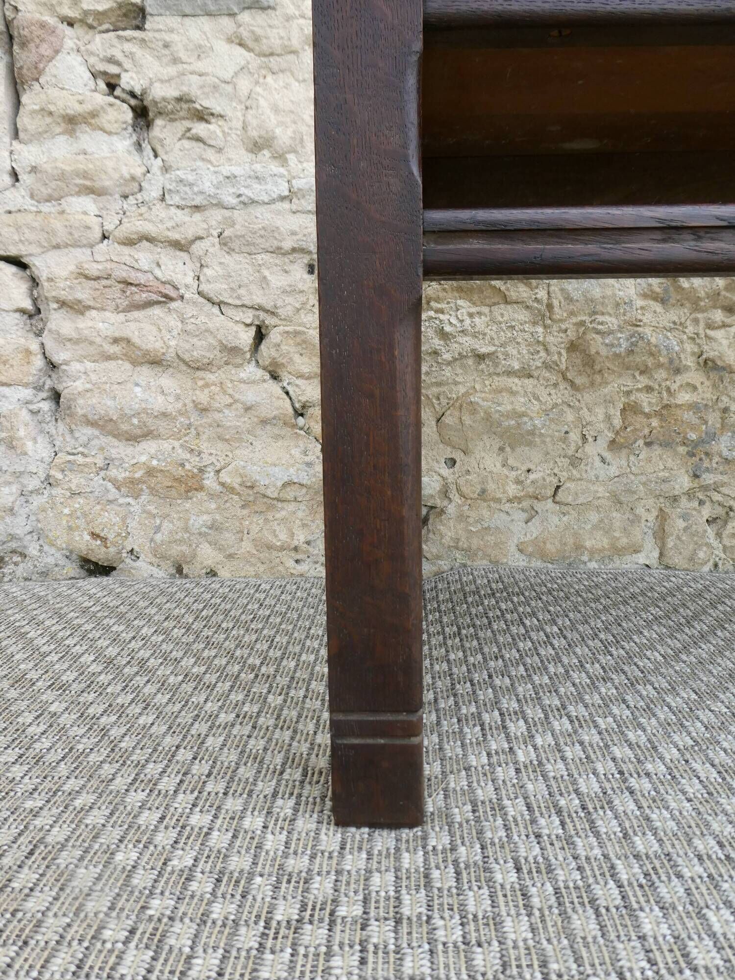 Art Deco church bench, circa 1930-40
