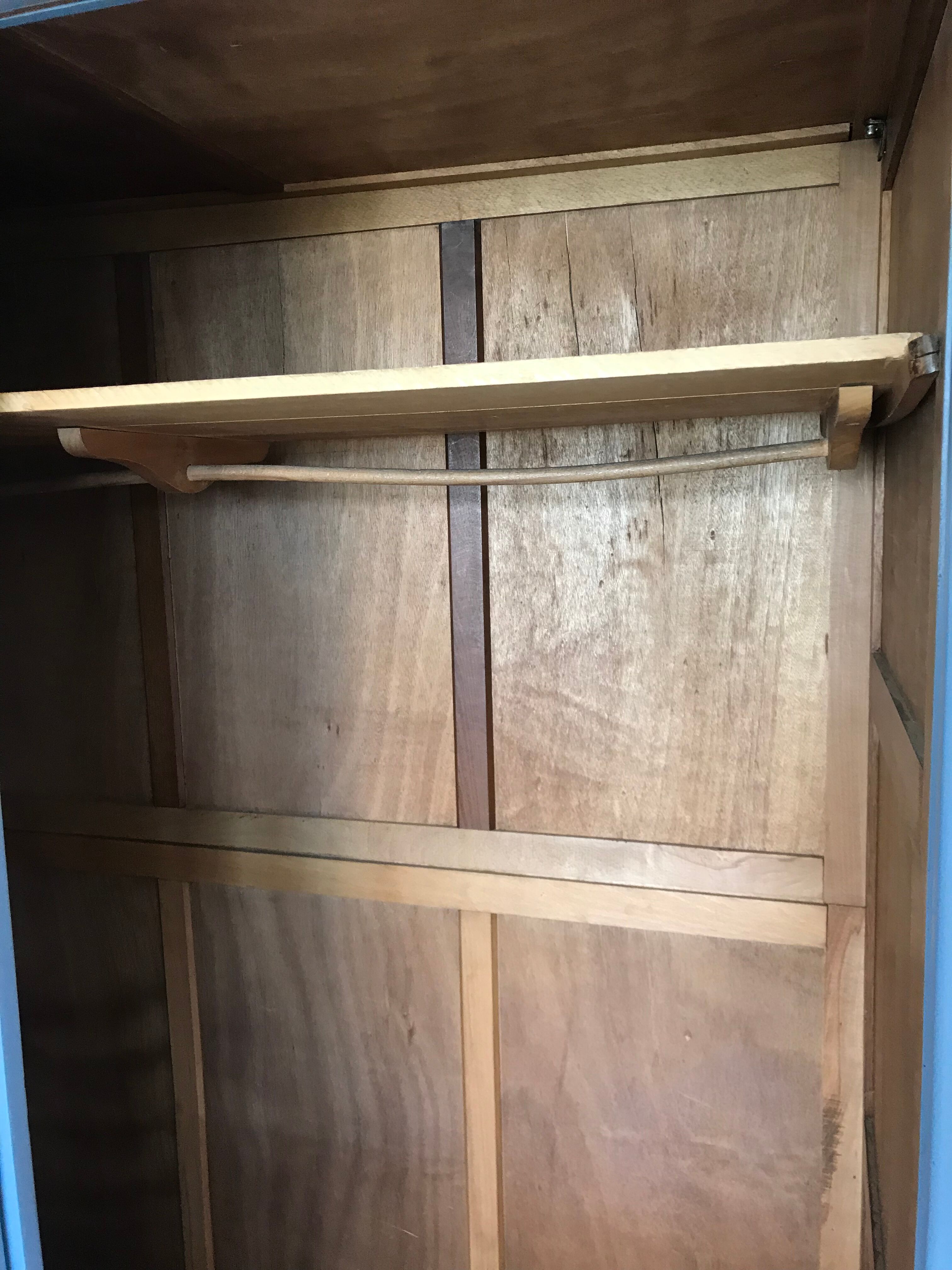 Scandinavian wardrobe with sliding doors