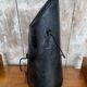 Antique black metal ash coal bucket vintage umbrella holder