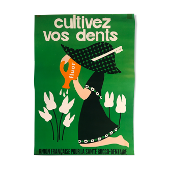 "Grow your teeth" poster