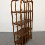 Bamboo and rattan shelves from the 60s/70s