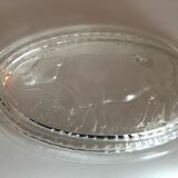 Beurrier verre motif vache 1950/60