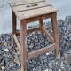Antique beech stool