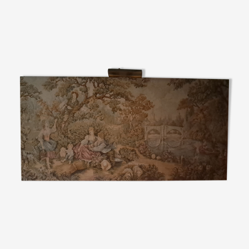 Tapestry depicting a scene