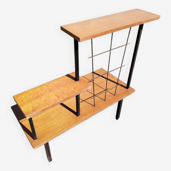 Shelf from the 50s iron and wood -