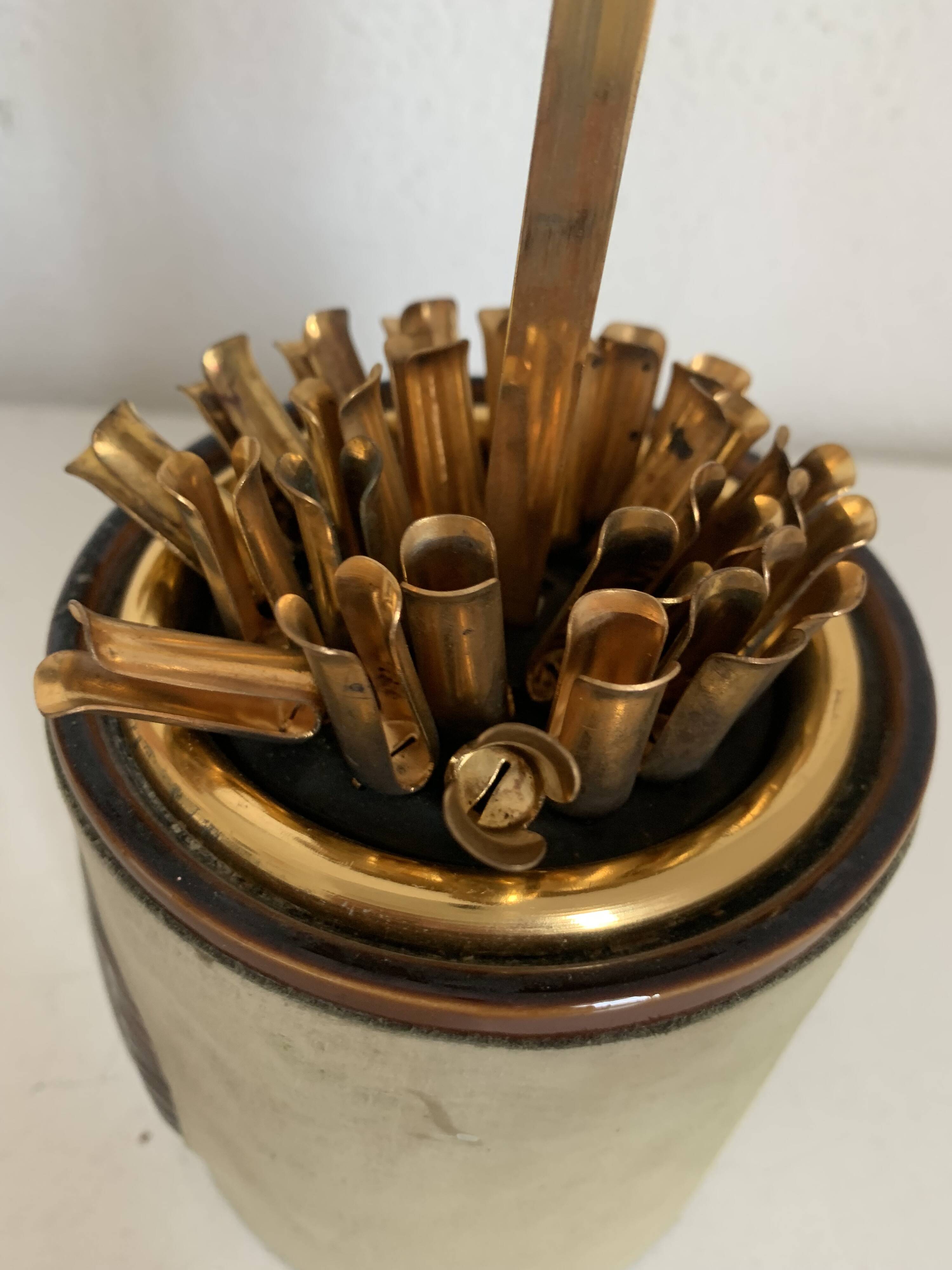 Vintage 1960 Longchamp Suede Horse Sand Cigarette Holder - 11 x 10 cm