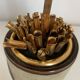 Vintage 1960 Longchamp Suede Horse Sand Cigarette Holder - 11 x 10 cm