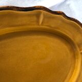 Oval dish the earthenware of Haute Provence