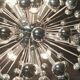 Lustre vintage spoutnik en chrome de Goffredo Reggiani, Italie 1970