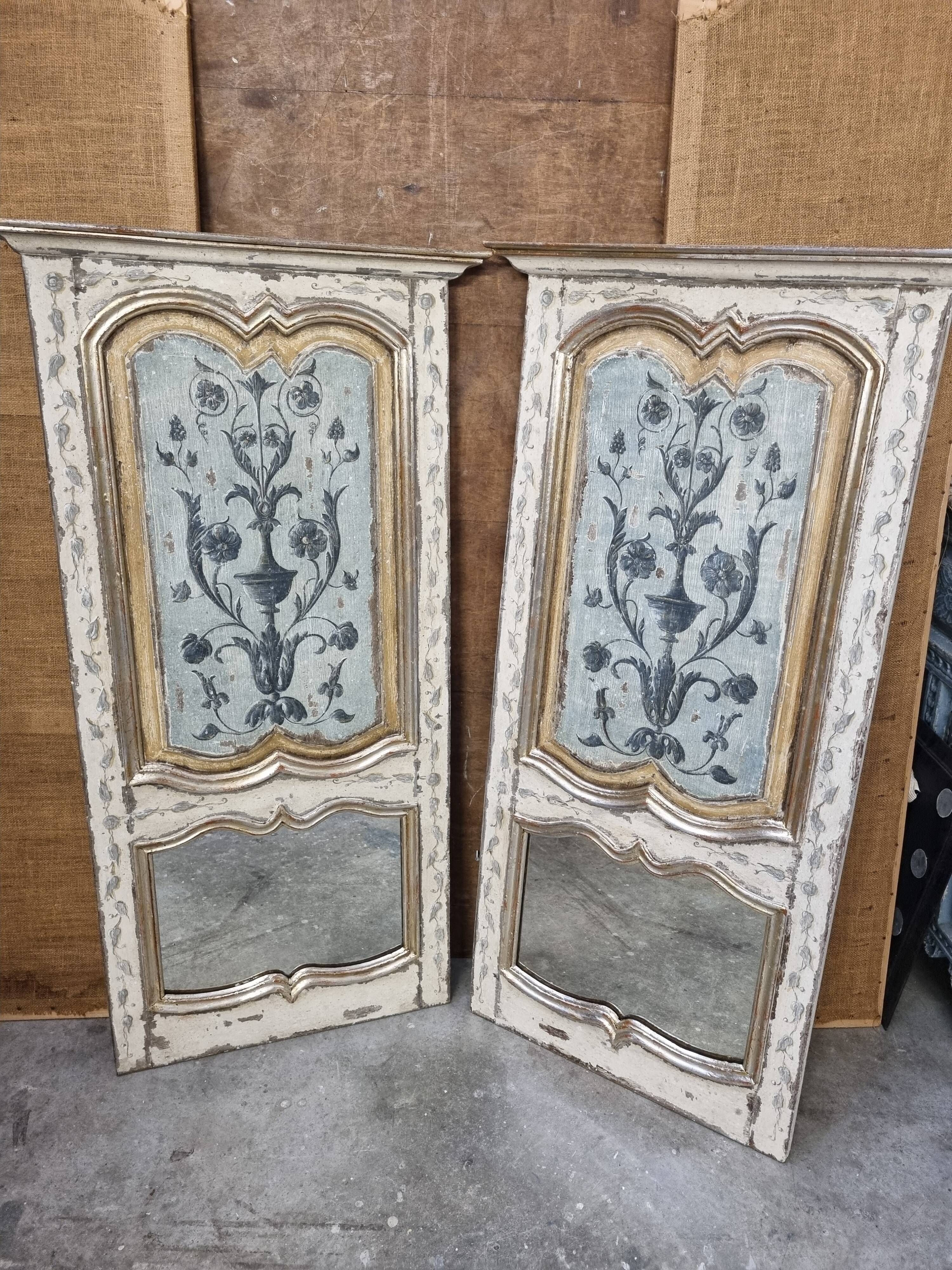 Pair of trumeaux