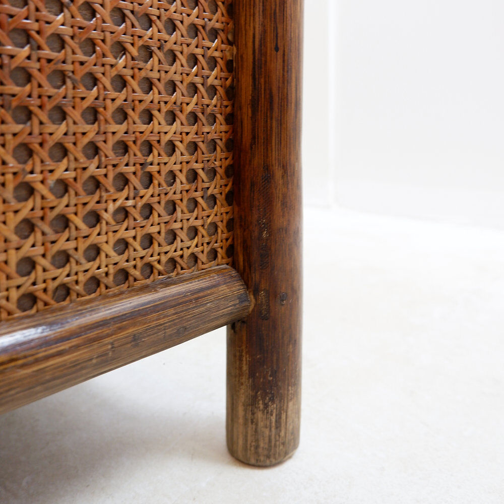 Mid-century bamboo and rattan buffet - 1960s