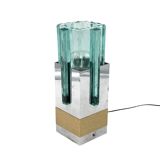 Hollywood regency table lamp,  Italy 1970s