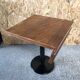 Old bistro table foot cast iron black
