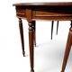 Small demi-lune console – solid mahogany – Louis XVI style