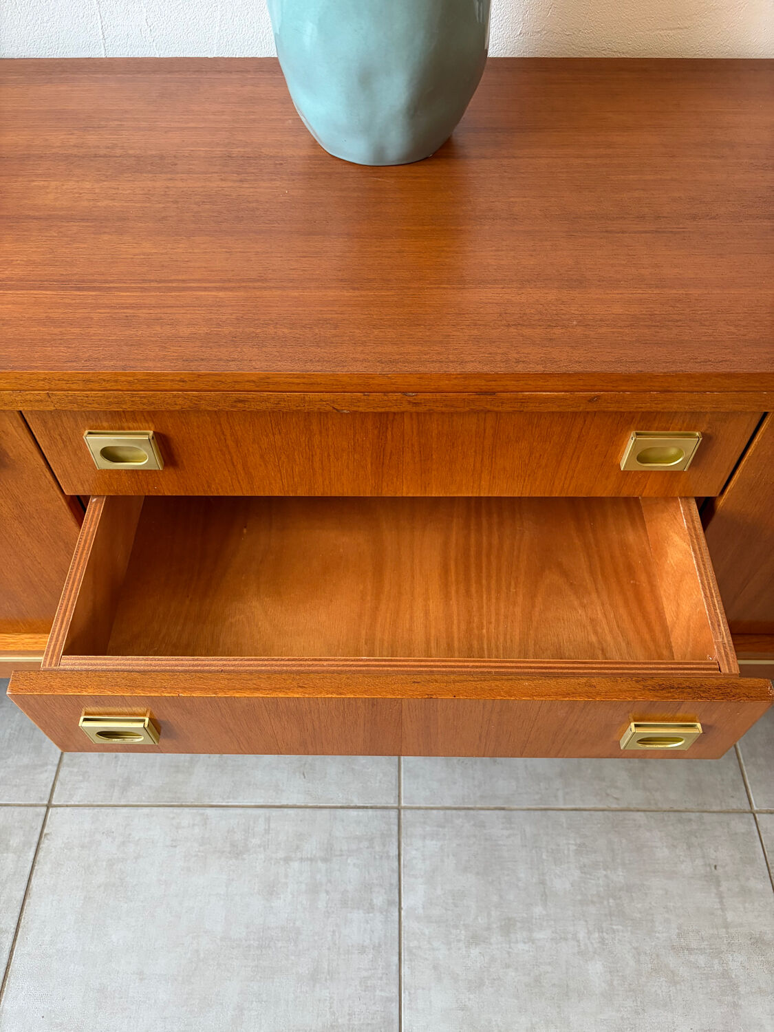 Vintage teak enfilade from the 1960s.