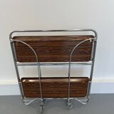 Mid-century foldable serving trolley from bremshey solingen,1960s