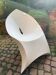 White ABS folding chair signed Flux Amsterdam circa 1980