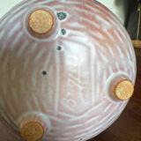 Vallauris varnished earthenware pot candy box