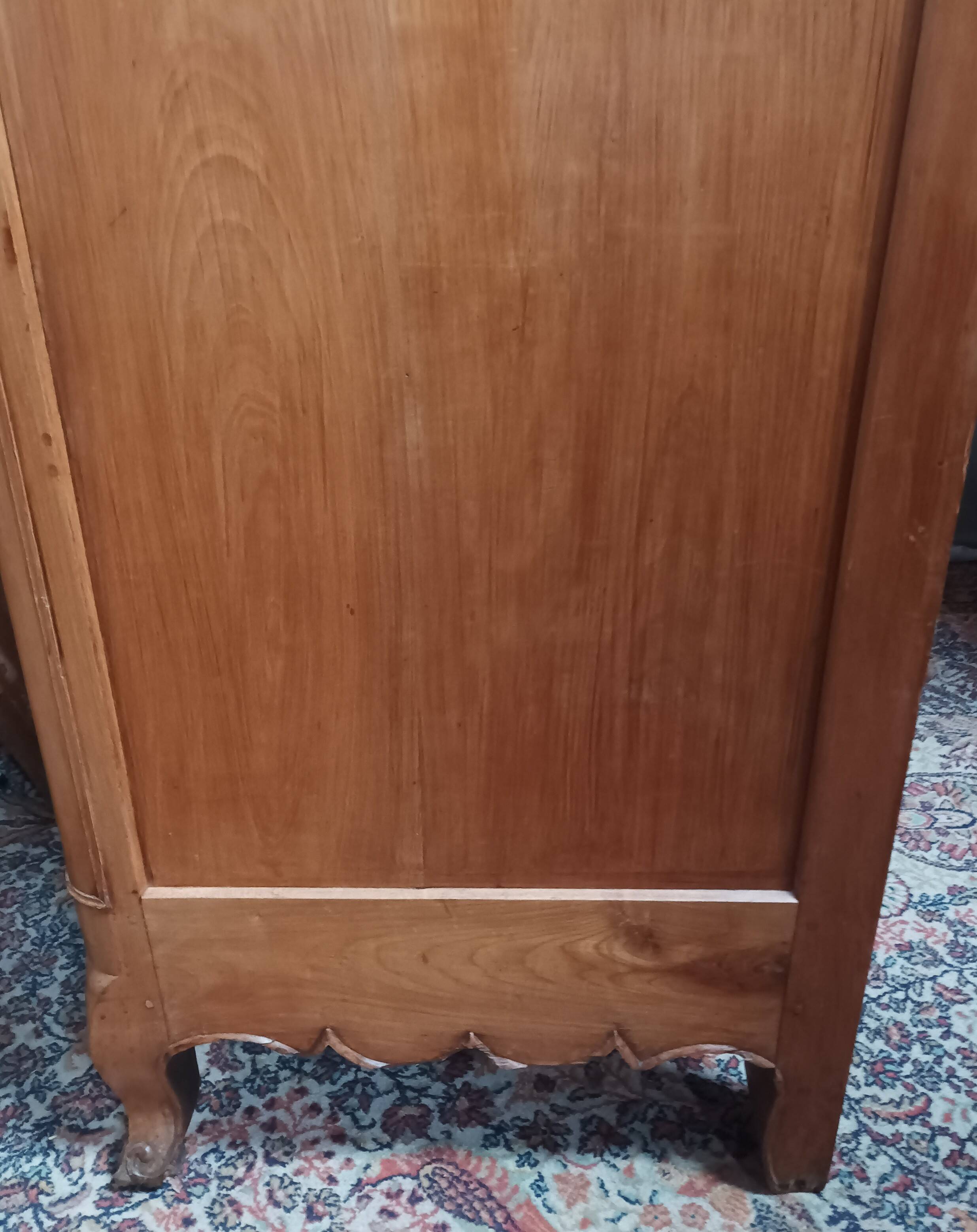 Louis XV wardrobe in light oak