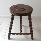 Vintage tripod stool