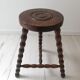 Tabouret tripode vintage