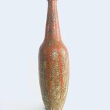Mid-century Studio Pottery Tall Thick Glazed Vase, 1960s