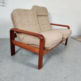 Canapé scandinave Dyrlund en teck , années 60/70