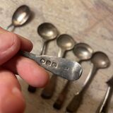 Set of 6 condiment spoons early XXth