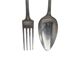 Antique Dutch Silver Fork And Spoon From Kempen, early 1900s