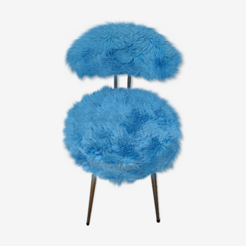 Chair blue rug