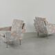 Set of 2 lounge chairs by Hans Kaufeld 1970