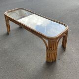 Rattan coffee table