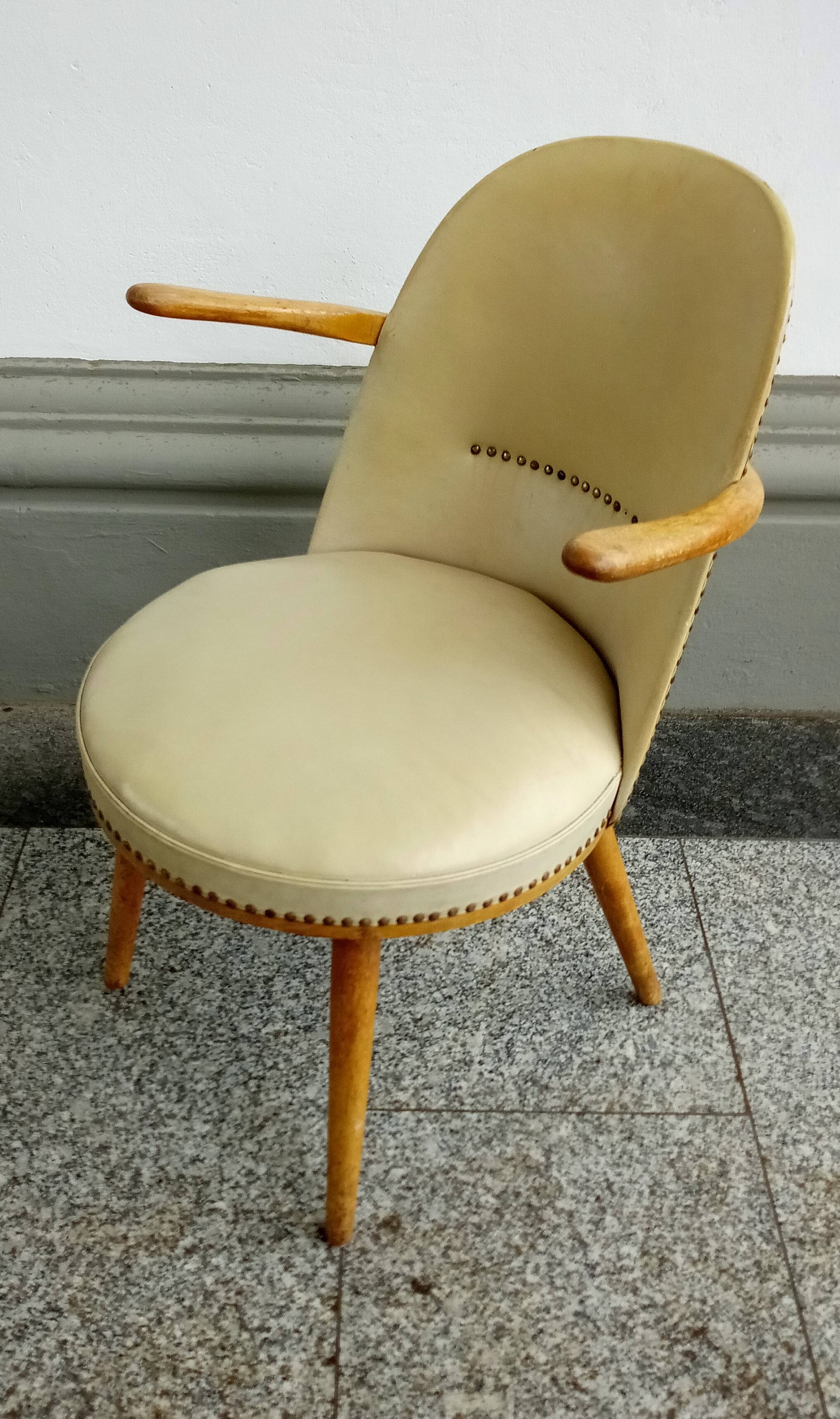 Midcentury armchair attributed by Thonet