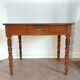 Desk with turned legs