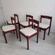 5× cassina carimate chairs door vico magistretti