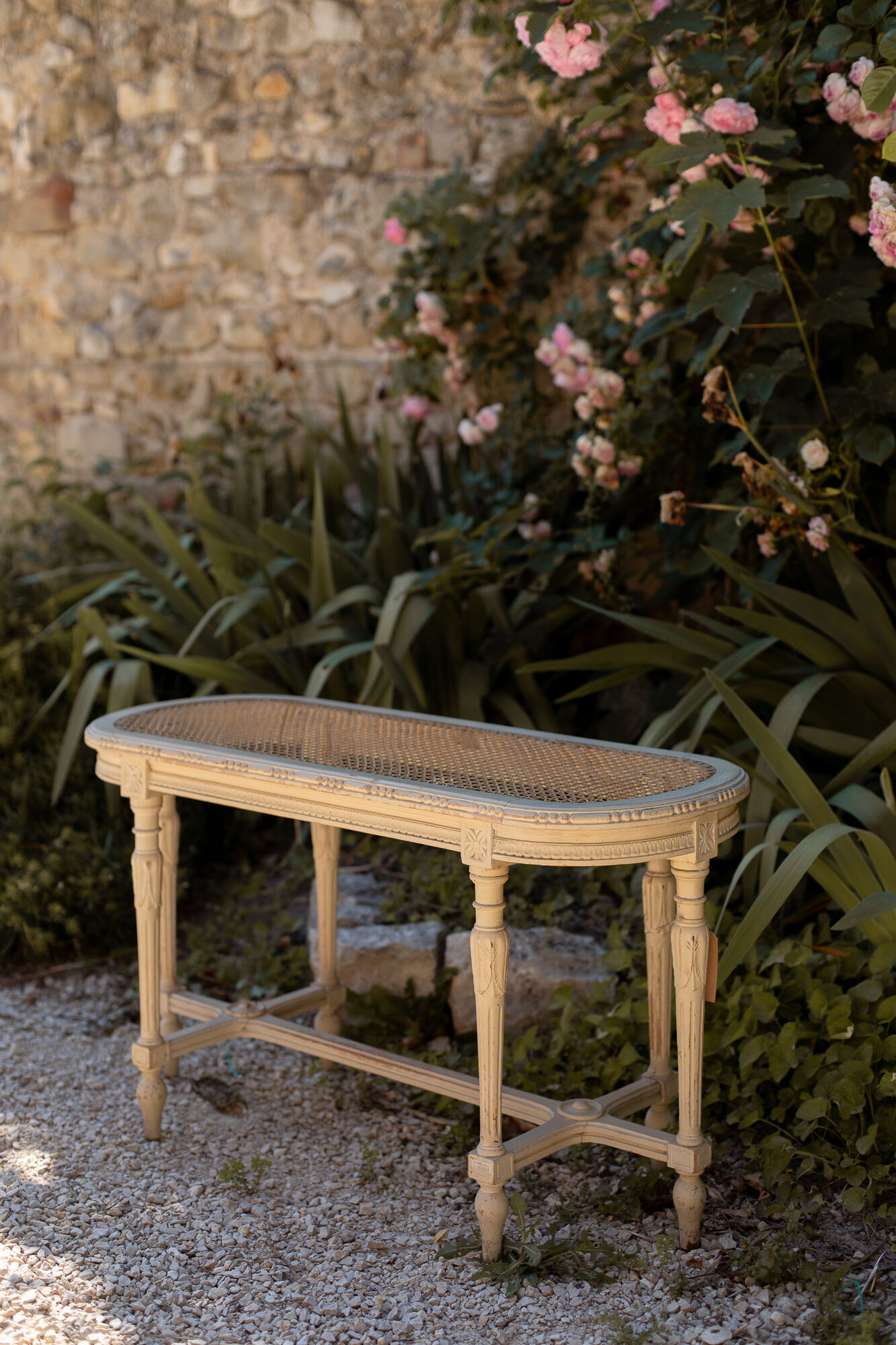 Piano bench canned 19th century